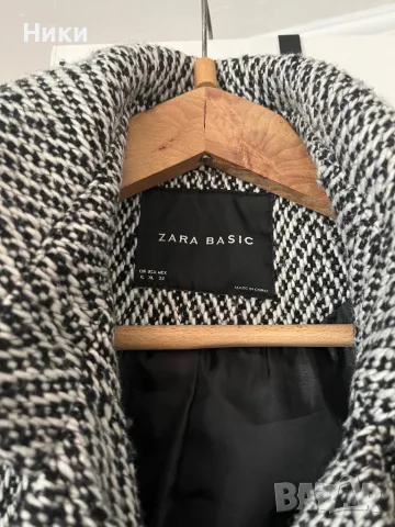 ZARA BASIC-дамско палто, снимка 2 - Палта, манта - 49360509