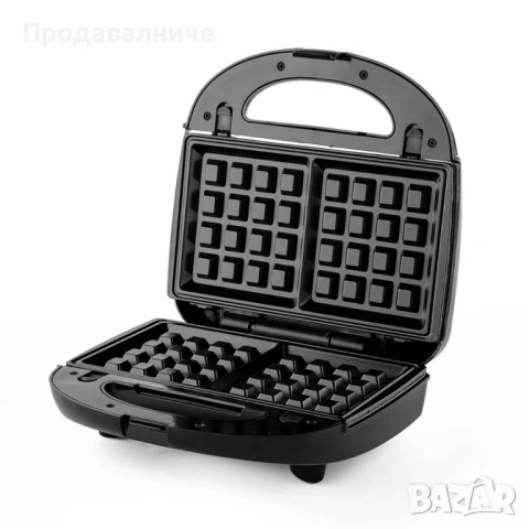 Уред за сандвичи и гофрети 2в1 Muhler MH-899D, грил плочa/ белгийска гофрета, снимка 3 - Други - 54215737