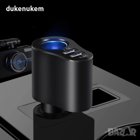 3 в 1 авто адаптер за запалка 12V/24V с 2x USB – до 120W, снимка 6 - Аксесоари и консумативи - 53268554