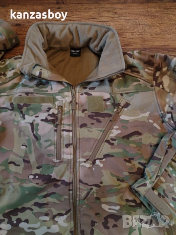 Mil-Tec Jacket Delta Fleece Multitarn - ловно софтшел яке КАТО НОВО 2ХЛ