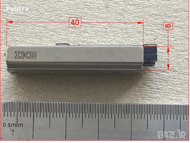 Миниатюрни Линейни лагери IKO, снимка 2 - Други машини и части - 52248966