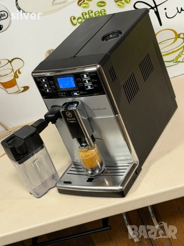 Кафемашина кафе автомат Saeco PicoBarista с гаранция, снимка 6 - Кафемашини - 53452197