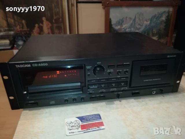 TASCAM CD-A500 CD/DECK-ВНОС FRANCE 1005240742, снимка 10 - Декове - 45664423