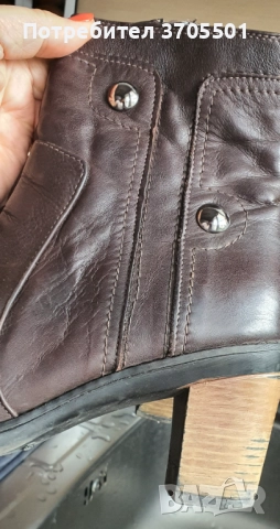 Дамски боти естествена кожа , снимка 2 - Дамски боти - 52998241