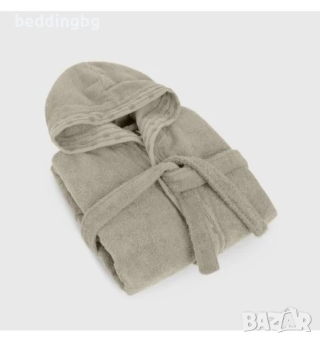 #Халат за баня с качулка ТЕЯ – 100% памук, 400 г/м² 