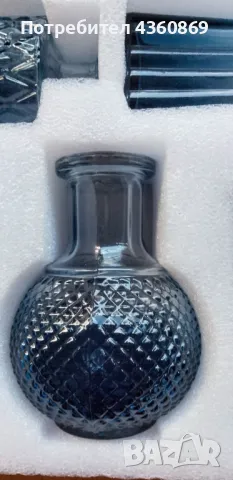 Вази,синьо стъкло, снимка 3 - Вази - 50021744