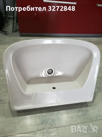 Порцеланова мивка за баня със сифон-54/42/20см, снимка 7 - Други стоки за дома - 46173565
