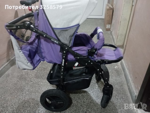Бебешка количка 2в1, снимка 4 - Детски колички - 46205584