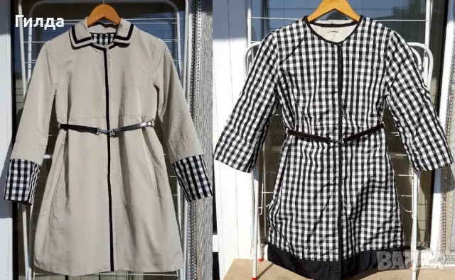 Max Mara шлифер тренчкот S двулицев, снимка 2 - Шлифери - 49785282