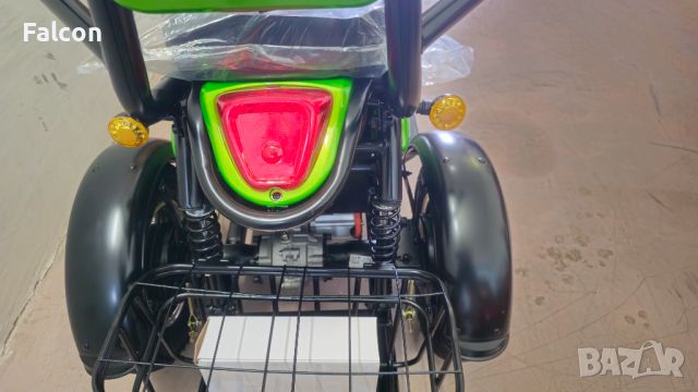 Електрическа триколка Пудинг Eco Green, снимка 7 - Мотоциклети и мототехника - 46308797