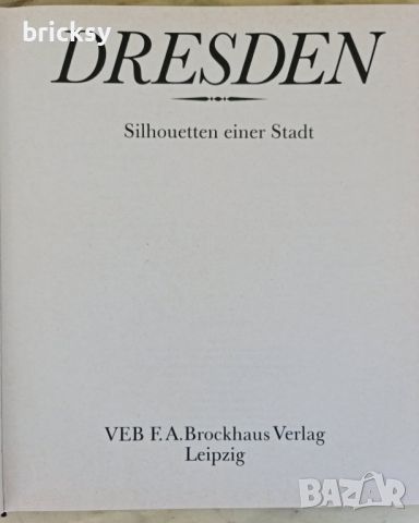 Албум Dresden,Silhouetten einer Stadt, снимка 2 - Енциклопедии, справочници - 46778304