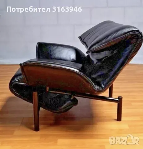 Винтидж дизайн  Шезлонг Vico Magistretti за Cassina модел "Veranda", около 1980 г., снимка 5 - Дивани и мека мебел - 49119524