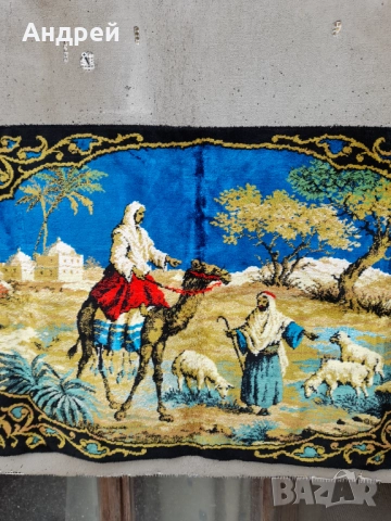 Старинен ковьор,покривка за стена #292, снимка 4 - Антикварни и старинни предмети - 52949455