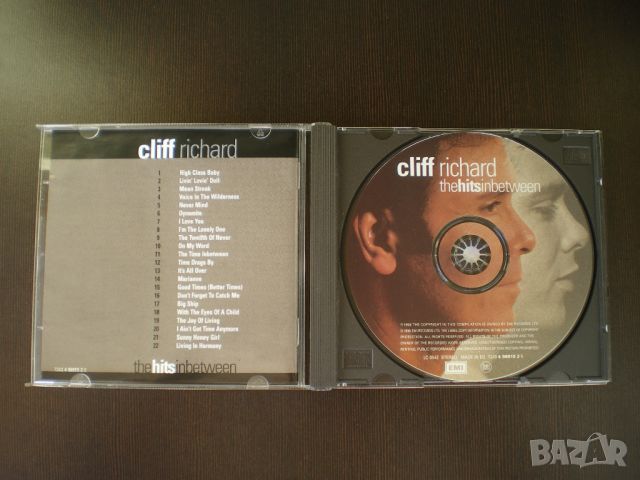 Cliff Richard ‎– The Hits In Between 1998 CD, Compilation , снимка 2 - CD дискове - 45083487