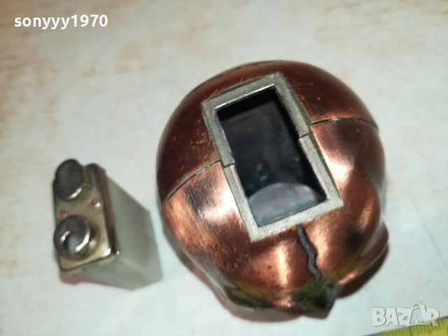 МЕТАЛЕН ЧЕРЕП-ЗАПАЛКА 1009251849LCHERY, снимка 9 - Антикварни и старинни предмети - 51670023