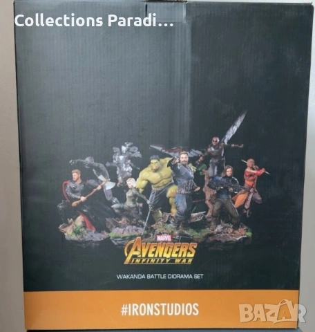 Iron Studios Marvel Hulk статуя фигура колекции, снимка 4 - Колекции - 54159792