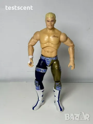 Екшън фигура AEW Cody Rhodes The American Nightmare Коуди Роудс Jazwares WWE figure играчка BlueGold, снимка 7 - Колекции - 48545734