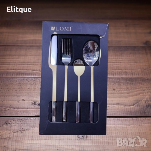 Комплект прибори за хранене от 4 части, снимка 3 - Други - 52630351