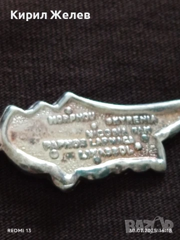 ПОСРЕБРЕНИ ПРИБОРИ ЛЪЖИЧКИ 6 броя СУВЕНИР от КИПЪР ЛАРНАКА за КОЛЕКЦИЯ 35345, снимка 4 - Други ценни предмети - 51193585