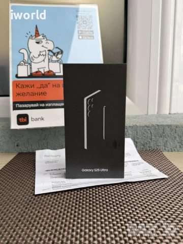 НОВ❗️ Гаранция❗️Samsung S25 ULTRA Лизинг от 72лв/м Titanium black 256gb, снимка 4 - Samsung - 52363890
