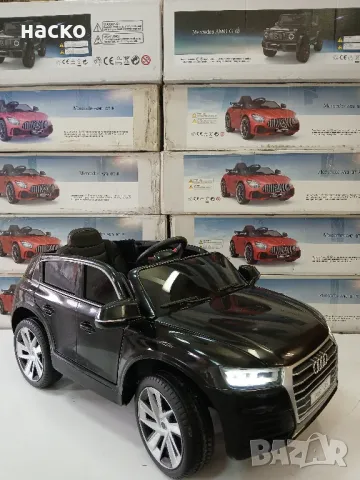 Ново!Акумулаторен джип AUDI Q5 с кожена седалка и меки гуми 12v, снимка 1