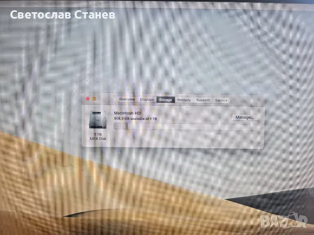 iMac 27" 2013, Intel Core i5, GeForce GT 755 1GB, 16GB ram, 1TB disk, снимка 3 - Работни компютри - 47101438