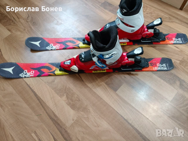 Детски ски комплект-карвинг ски Atomic Redster Marcel Hircher+ски обувки Nordica, снимка 3 - Зимни спортове - 53065124