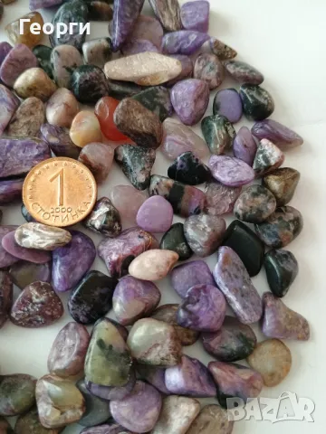 100 гр.натурален чароит, снимка 3 - Други ценни предмети - 50097334