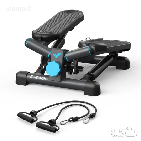 Туист степер MERACH MR-2354 с ластици, LCD монитор, Twist движение, снимка 9 - Фитнес уреди - 53664095
