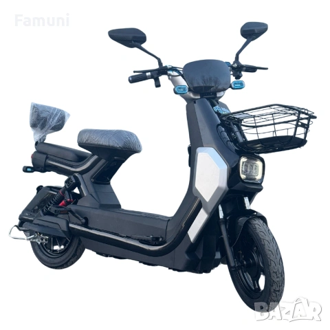 Електрически скутер GT-1000 1200W (Черен) 2026