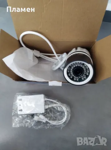 Външна IP, WIFI, IR смарт камера Lylu-801, 5MP, IP65, 5G, авто проследяване, водоустойчива, двупосоч