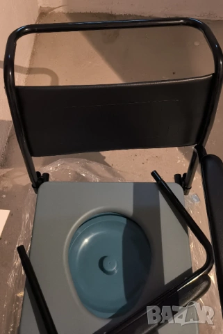 Комбиниран стол за тоалет и баня Мобилукс (Mobilux MCT-50), снимка 5 - Тоалетни столове - 54236459