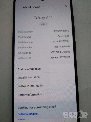SAMSUNG GALAXY A41 64GB две SIM карти, снимка 5 - Samsung - 53845372