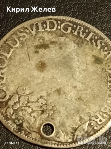 Сребърна монета 6 кройцера Карл шести Австрия за КОЛЕКЦИЯ 52565, снимка 2 - Нумизматика и бонистика - 53097429