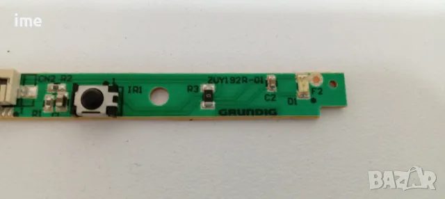 IR Sensor Board ZUY192R-01. Свален от Телевизор Grundig 49GUB8865., снимка 4 - Части и Платки - 48949479