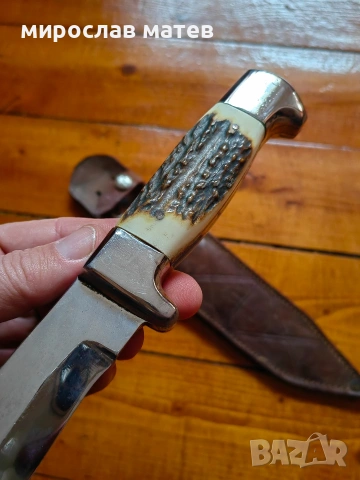 Спортен нож Вихрен на ножарската фабрика Петко Денев гр.Габрово, снимка 4 - Ножове - 53143452