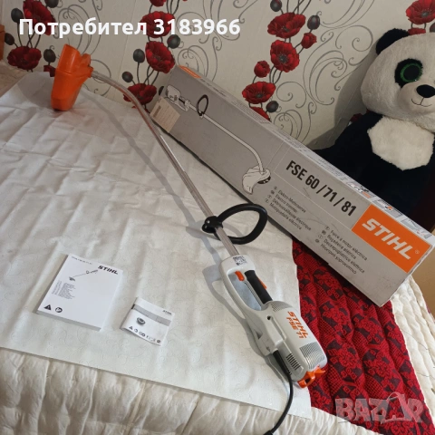 чисто нова електрическа косачка щел Stihl професионална 