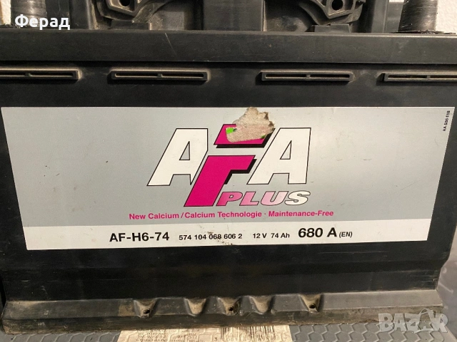 Акумулатор AFA 74Ah 680A, снимка 2 - Аксесоари и консумативи - 53768735
