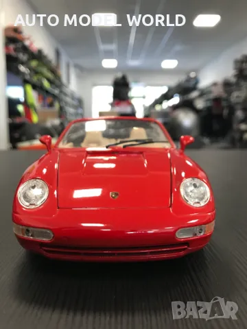 Метална колекционерска количка PORSCHE 993 CABRIOLET 1991г. 1:18 НОВА, снимка 4 - Колекции - 47185522