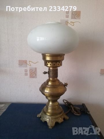 Стари настолни нощни лампи, тип,, газени лампи" изработени в различни ателиета и държави ., снимка 14 - Настолни лампи - 37461445