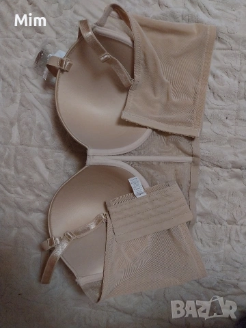 2XL 95 E Елегантен корсет сутиен в черно и телесен цвят , снимка 15 - Корсети, бюстиета, топове - 53422415