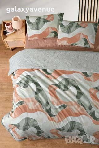 Mürdüm Home Комплект чаршафи за двойно легло Lotus, 100% памук