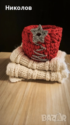 коледно панерче на 1 кука, снимка 2 - Декорация за дома - 52677720