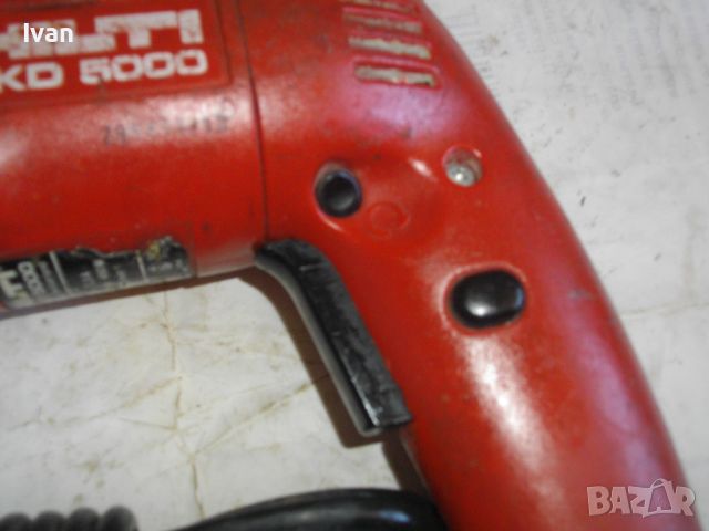 HILTI TKD5000 Хилти Швейцарски Оригинален електрически винтоверт за гипсокартон 450 вата ОТЛИЧЕН, снимка 9 - Други инструменти - 46737196