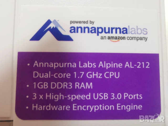 NAS мрежови сторидж QNAP TS-131P, 1Gb RAM, 1 bay, снимка 4 - Други - 52934720