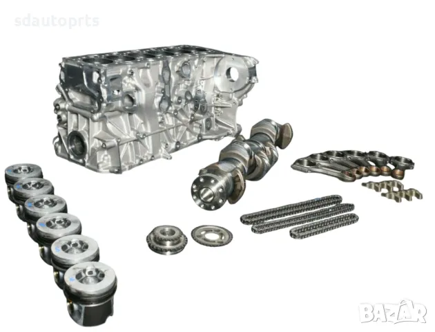 BMW B57D30B Комплект Short Block Блок Вал Бутала Биела 30Dx 40Dx B57 1820км Б57Д30Б, снимка 1 - Части - 47241854