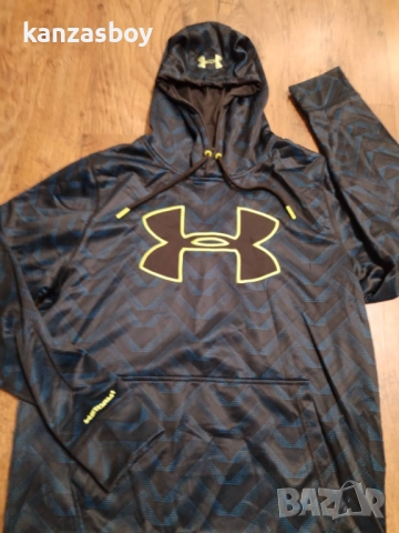 Under Armour Men's Armour Fleece Graphic Hoodie - мъжки суичър M, снимка 6 - Спортни дрехи, екипи - 52967283