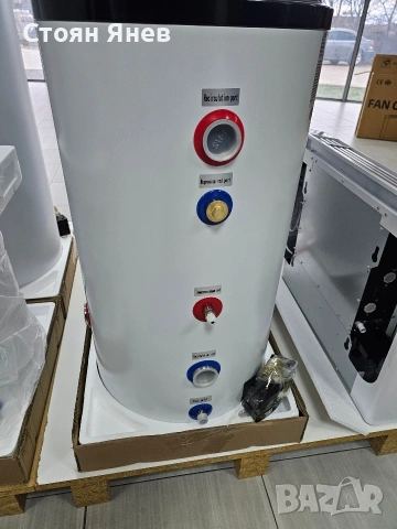 Неръждаем буферен съд 100 литра - за термопомпа и други приложения, снимка 2 - Други машини и части - 43828750