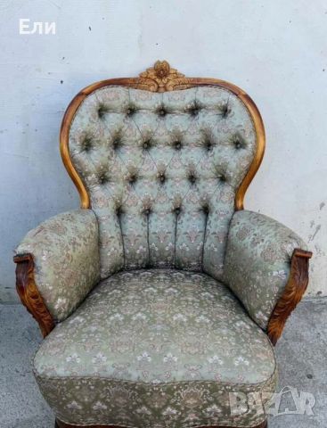 Винтидж стол/кресло барок, снимка 1 - Антикварни и старинни предмети - 46401215