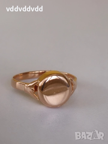 СССР златен пръстен проба 583, снимка 8 - Пръстени - 51809926